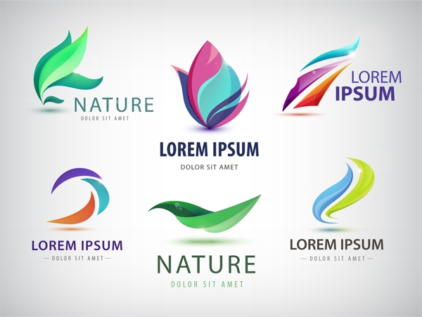 簡約LOGO矢量