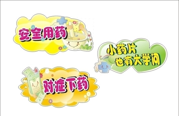 安全用藥異形小牌圖片