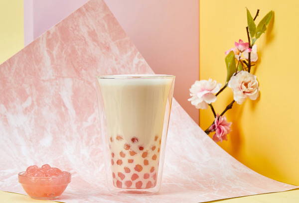 玫瑰珍珠奶茶
