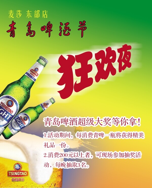 啤酒海報
