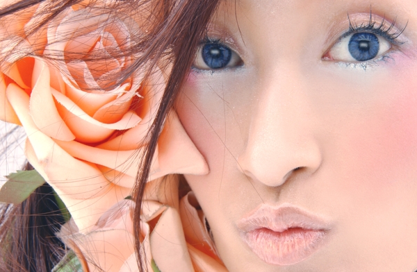 婚紗攝影樣片美麗新娘圖片
