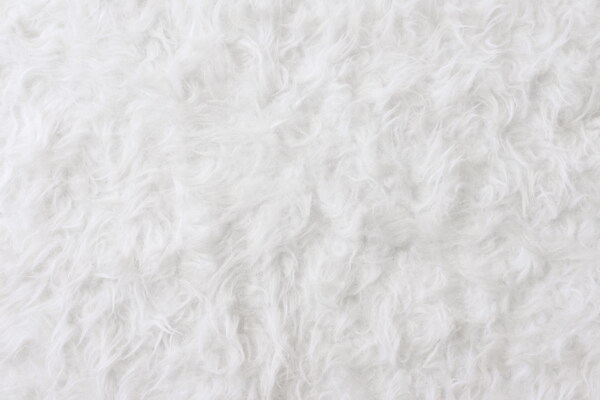 纯白羊绒地毯