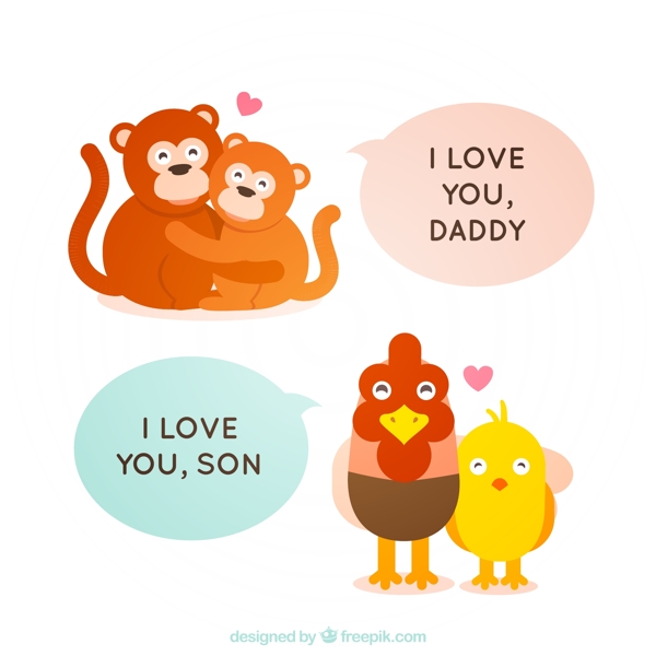 動物父子