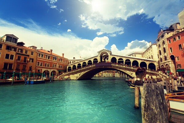 威尼斯美丽的桥梁图片