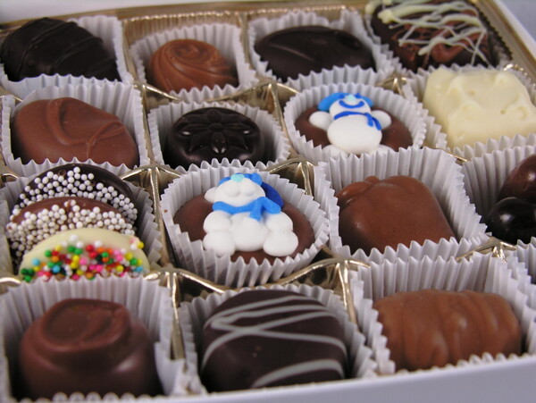 巧克力世界巧克力食物巧克力爱心巧克力饼干巧克力糕点