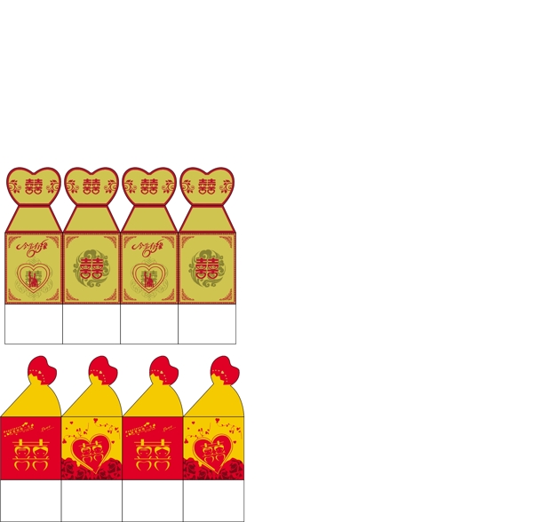婚慶喜糖盒圖片