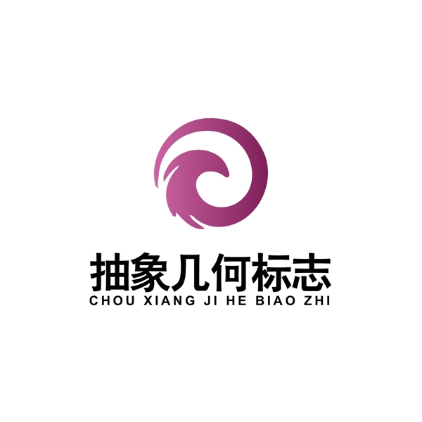 抽象幾何圖案logo