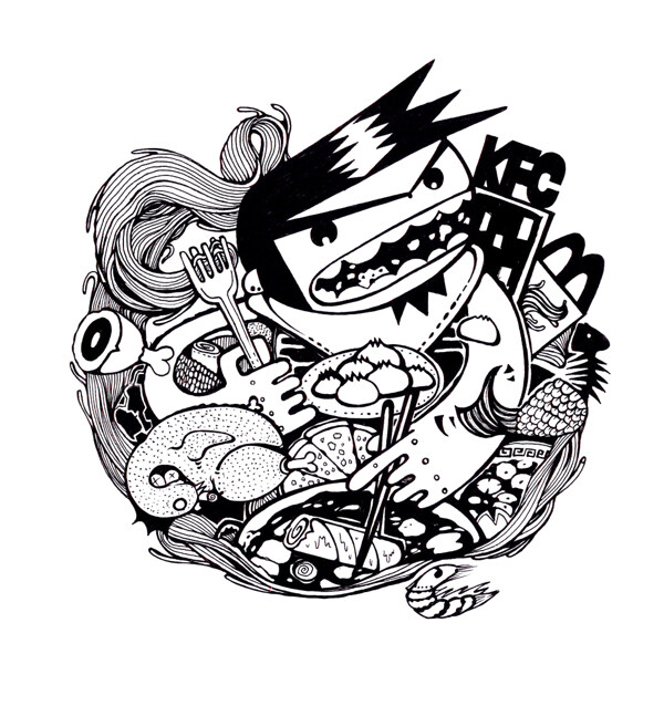 位圖插畫插畫師saycr沈陽免費(fèi)素材