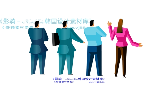 商務(wù)插畫商務(wù)矢量素材商務(wù)男性HanMaker韓國設(shè)計(jì)素材庫