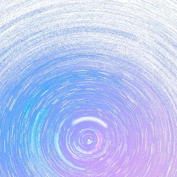 紫色宇宙环绕星轨元素