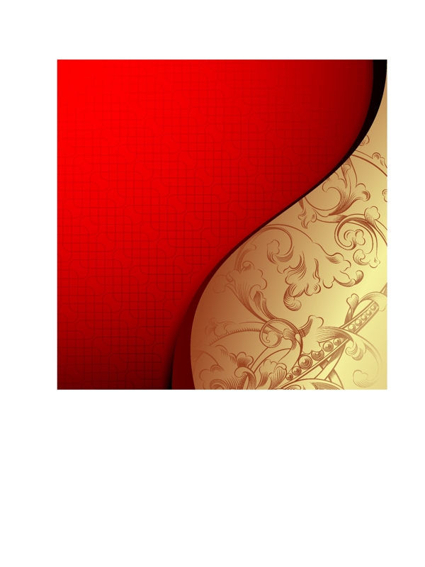 金色花紋背景