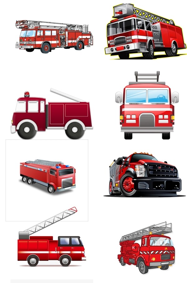 消防车素材图片