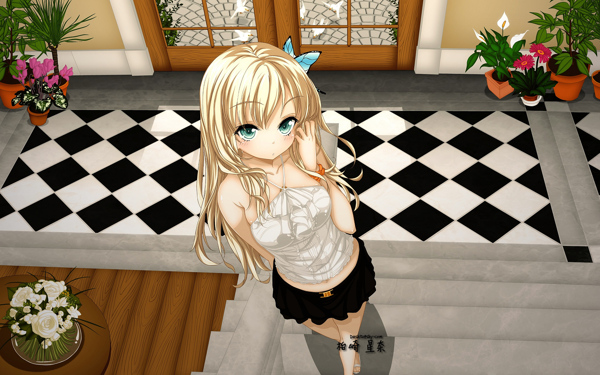長發(fā)少女