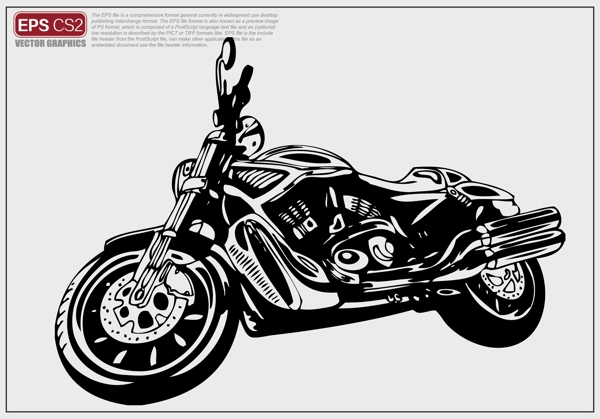 摩托车矢量图图片
