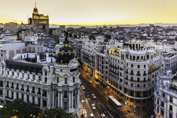 西班牙马德里城市风光摄影