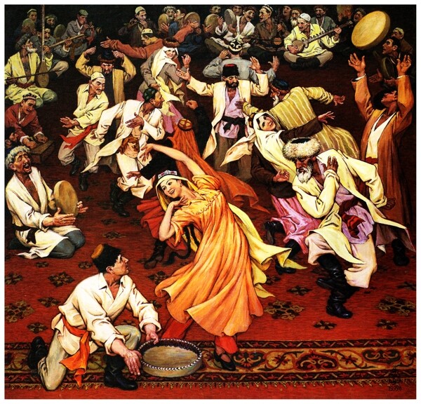 新疆舞蹈新疆民族图片