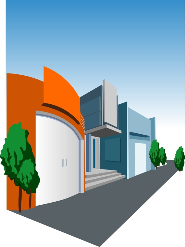 建筑展區(qū)
