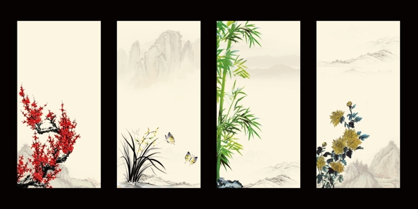 梅蘭竹菊