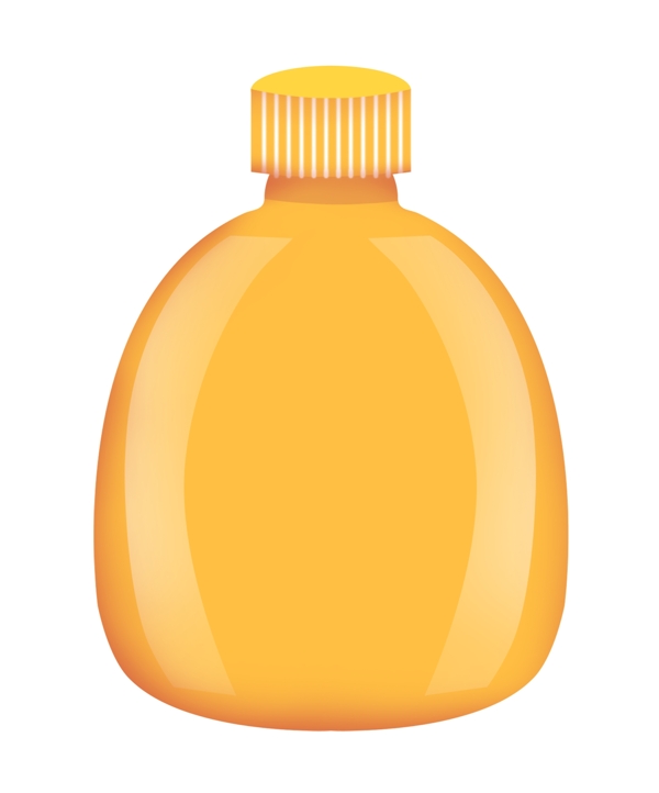 黄色瓶子生活用品