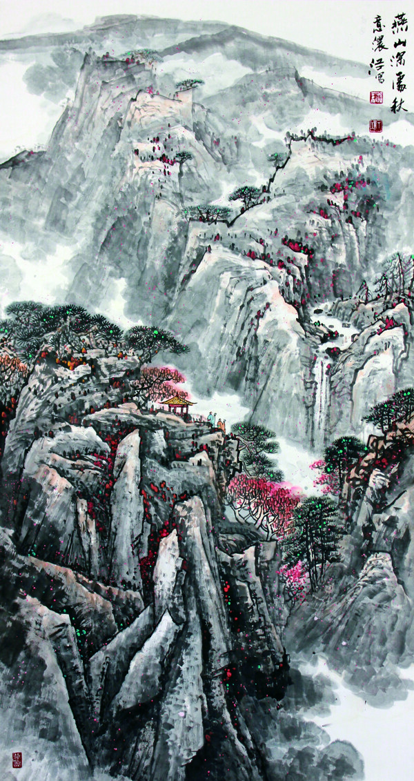國畫風(fēng)景圖片