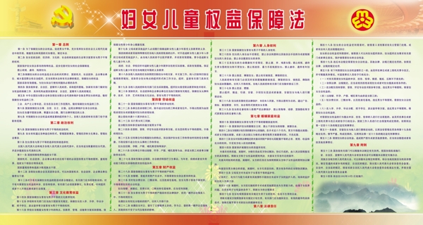 婦女兒童權(quán)益保障法圖片