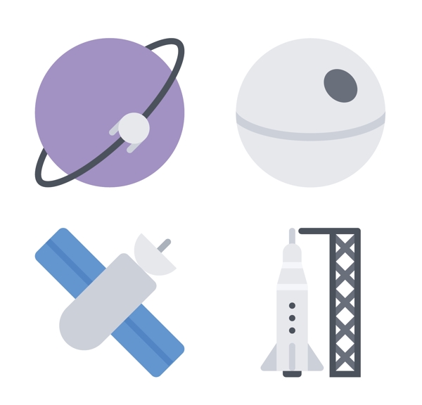 空间科学icon图标素材