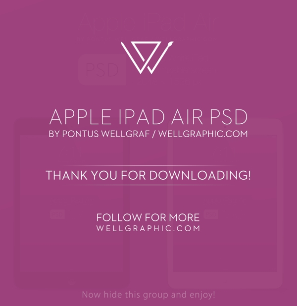 PSD苹果iPadAir样机