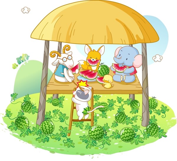 吃西瓜的動物