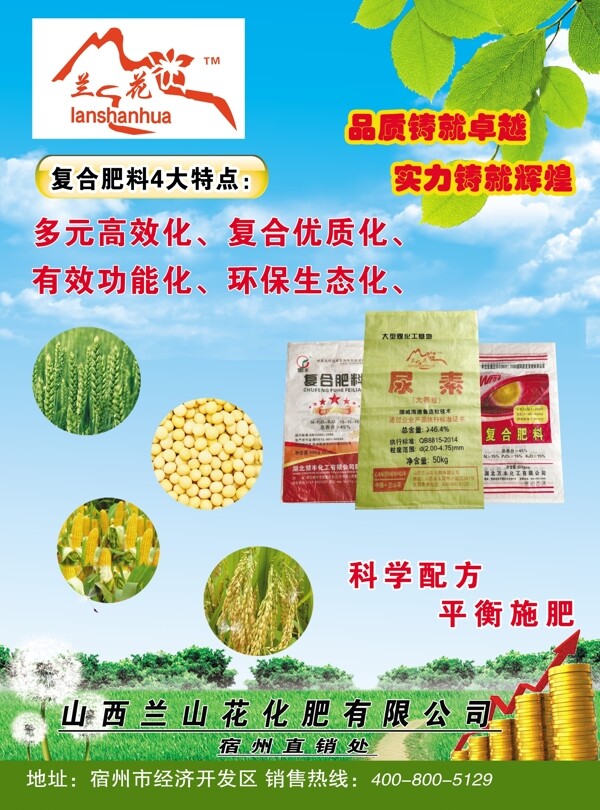 兰山花化肥彩页图片