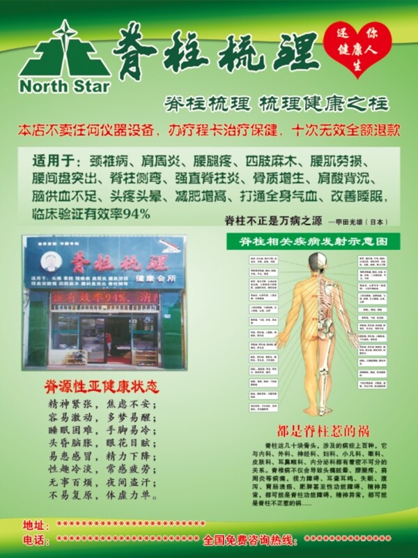 脊柱梳理單頁(yè)