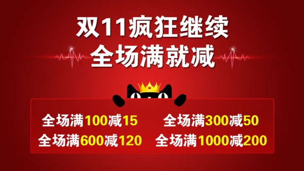雙十一促銷海報