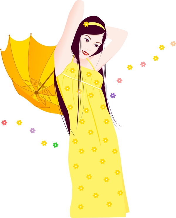 矢量女性圖片