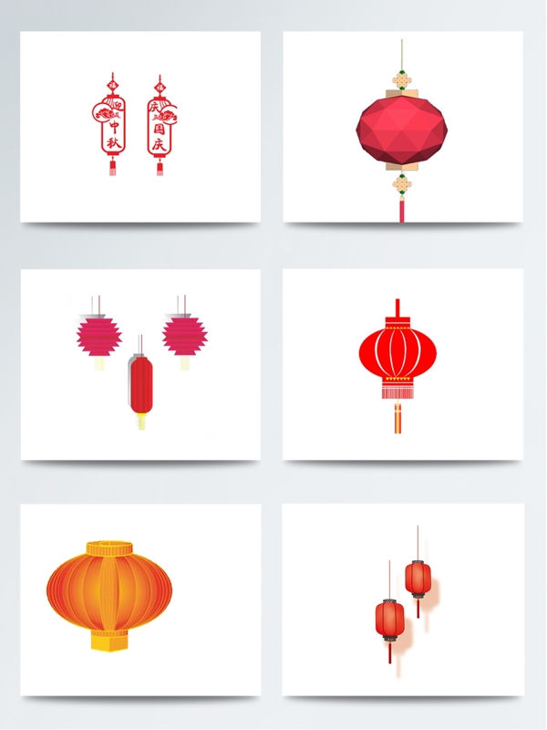 新春紅色喜慶燈籠