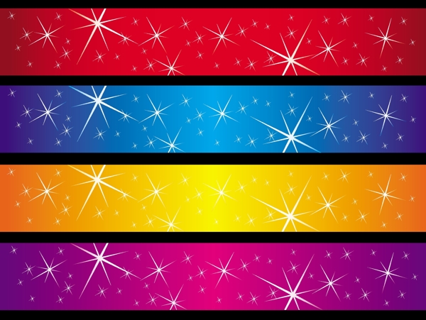 潮流閃光banner矢量素材