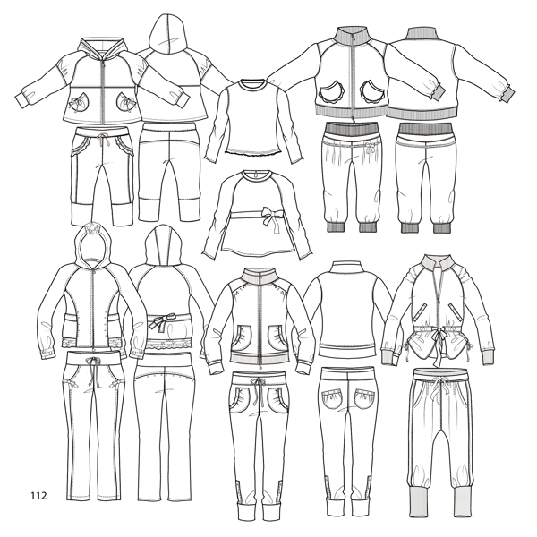 服裝模板圖片