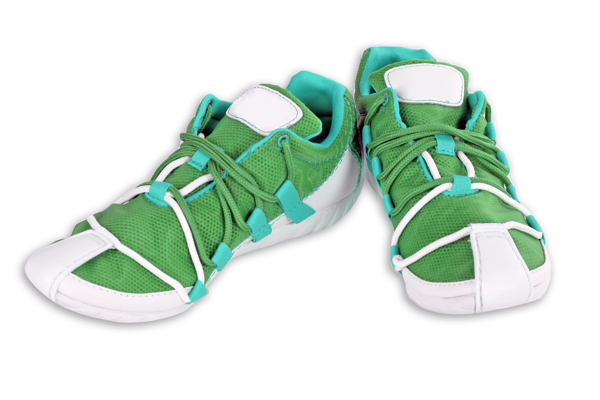 绿色运动鞋子图片