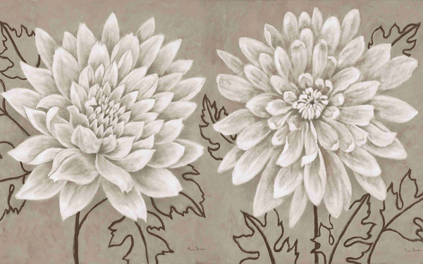 手繪花