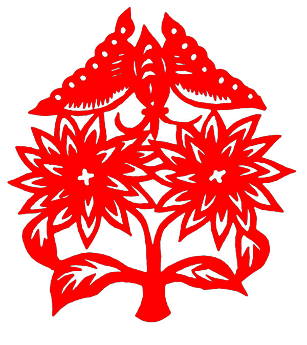 窗花剪紙民間美術(shù)0032
