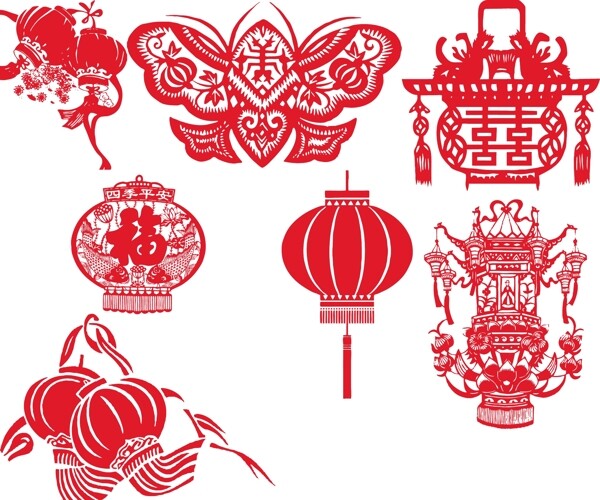 剪紙燈籠