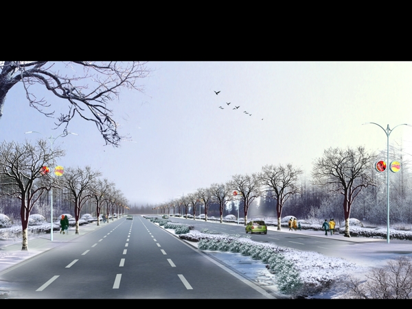 雪景圖片