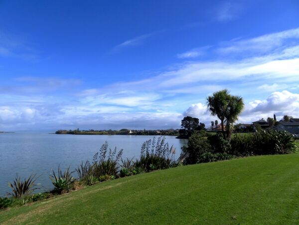 新西兰海滨小镇风景图片