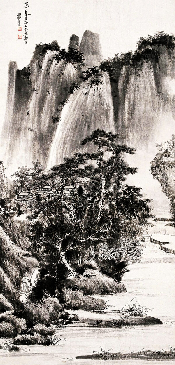 入山圖圖片