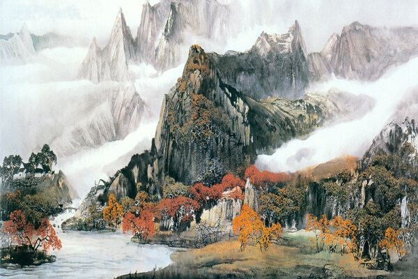 山水风景国画