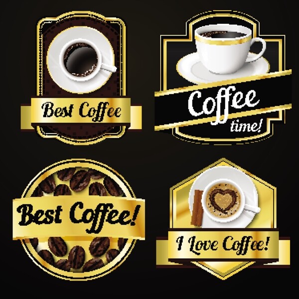 各类美味咖啡宣传图