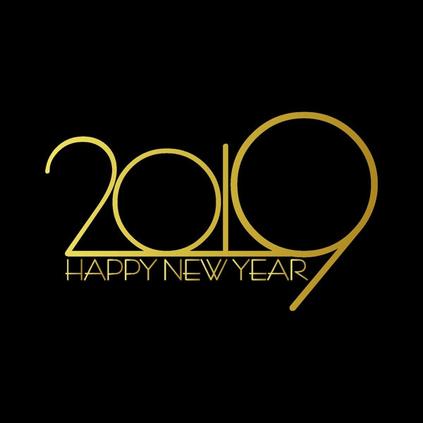 2019新年海報設計豬年