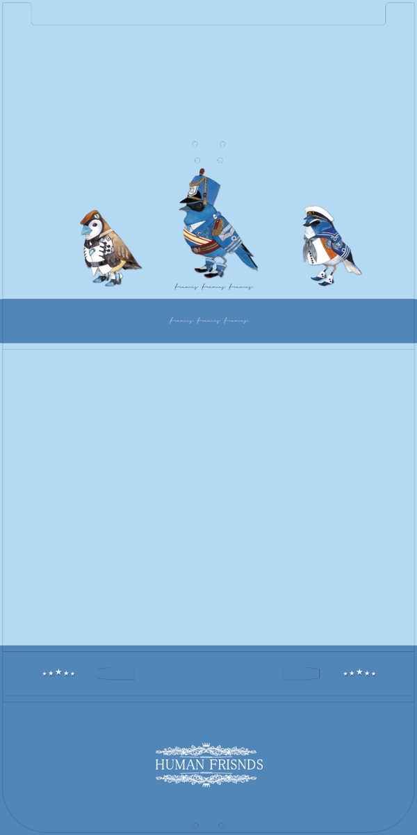 鳥鳥大軍藍(lán)色