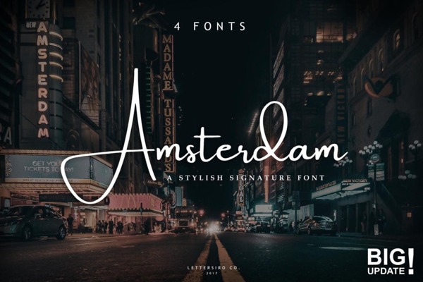 Amsterdam字体集合