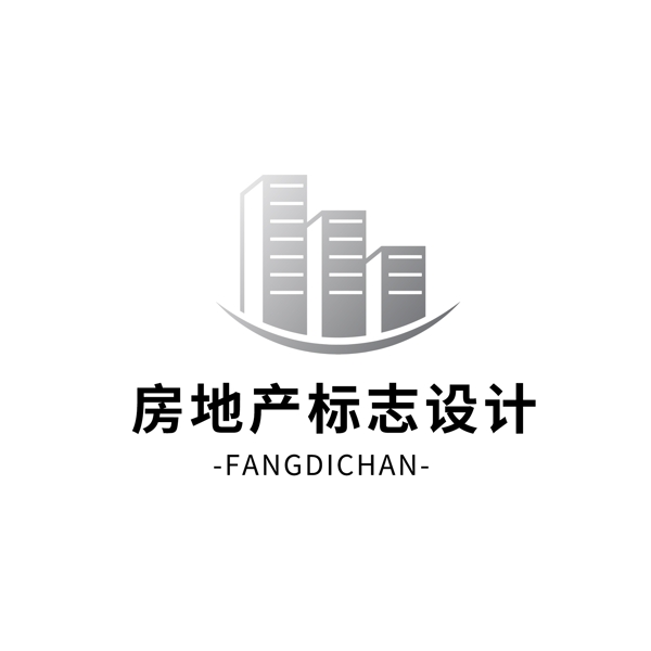 簡約大氣房地產logo設計