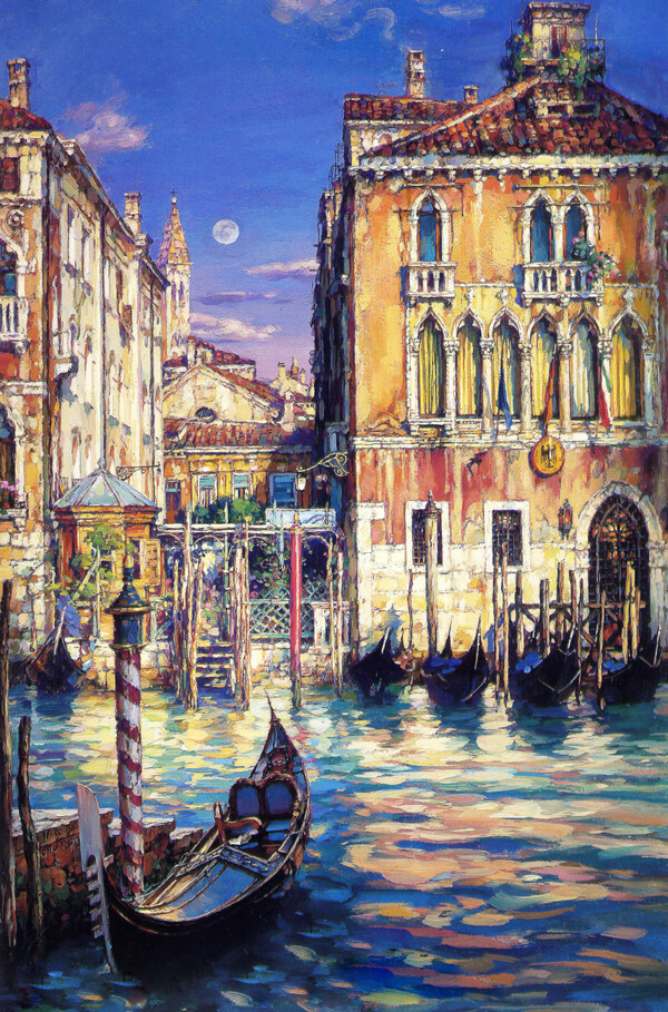 油画威尼斯2图片
