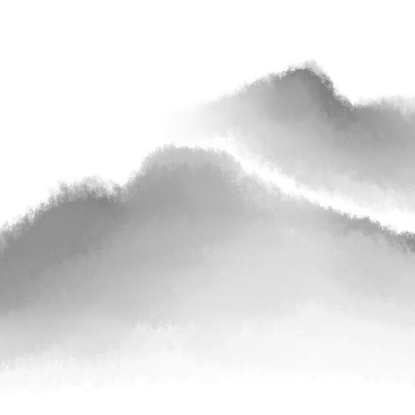 原創(chuàng)手繪水墨風(fēng)景可商用元素山